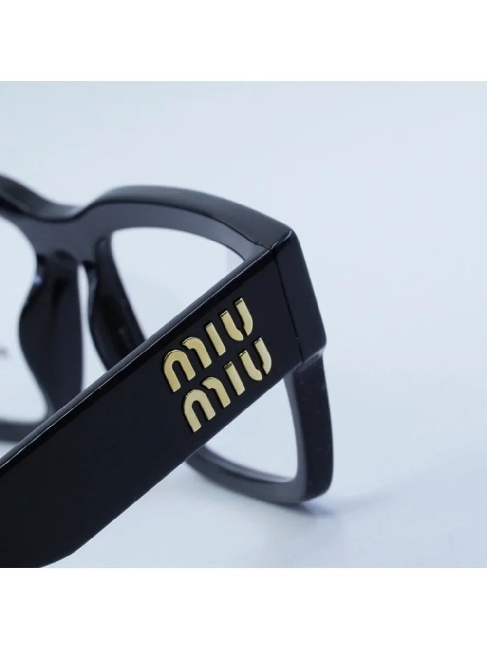 Miu Miu MU02XV 1AB1O1 Eyeglasses Black 54mm Rectangle Frame